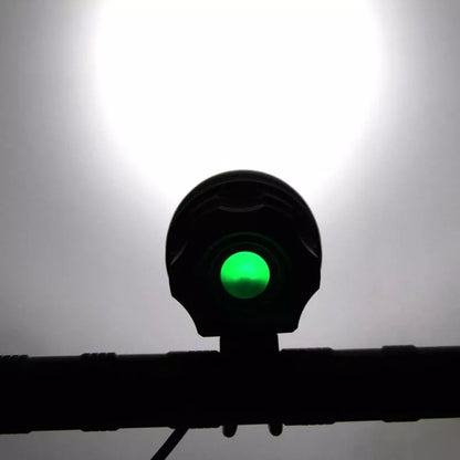 Sixteen Light Bicycle Headlight with 16 T6 lamp beads and 250-meter range in red, blue, or black