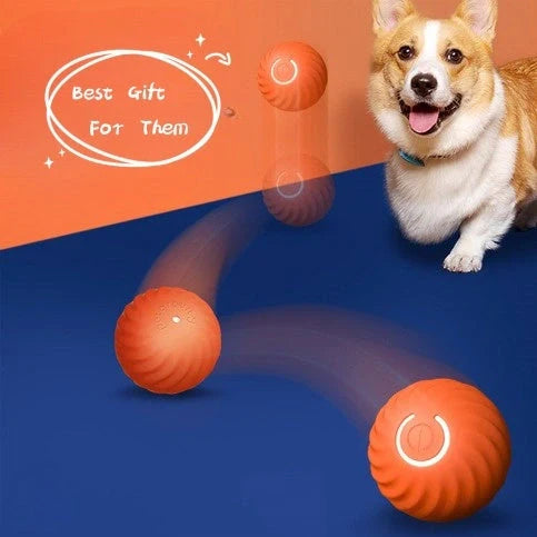 Durable rubber dog ball toys for aggressive chewers in bright colors