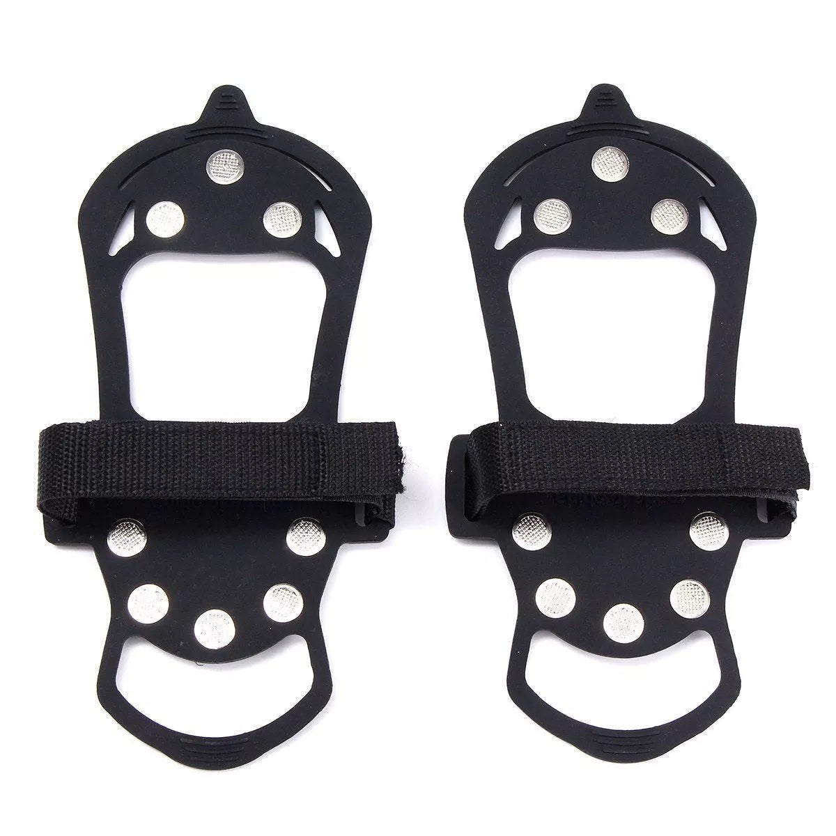 Outdoor Ice Floes Gripper with 10 steel studs for non-slip traction on ice