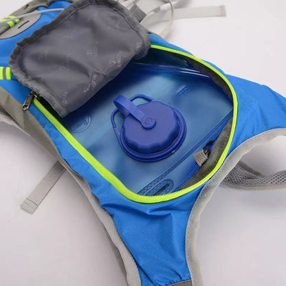 Lightweight waterproof outdoor sports backpack in selected color for running and off-road riding