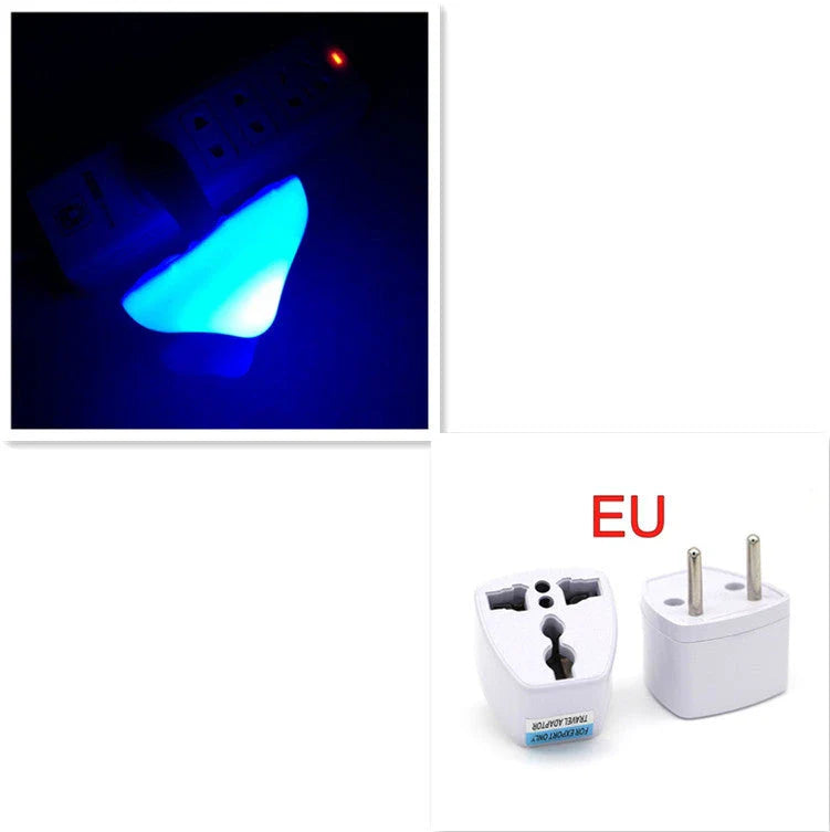 Cozy Bedroom LED Night Light with Motion Sensor - Warm, Energy-Efficient Lighting for Relaxation
