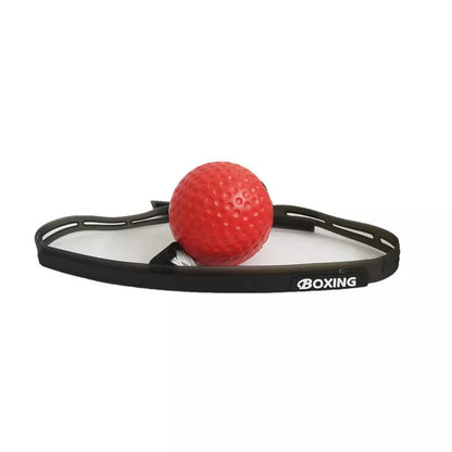PU Foam Boxing Ball with adjustable silicone headband for fitness training