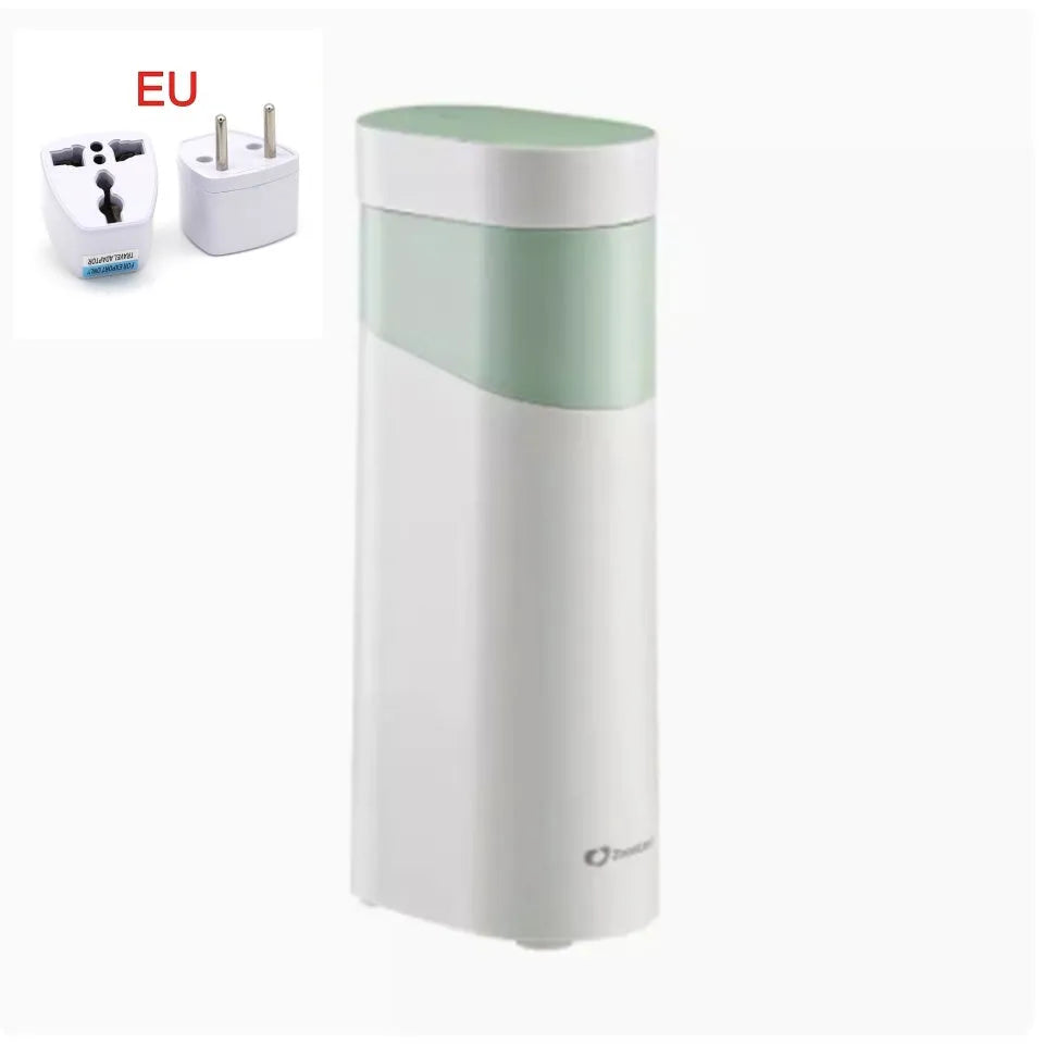 Black or green desktop instant water dispenser with 1600W power and under 1 litre tank capacity
