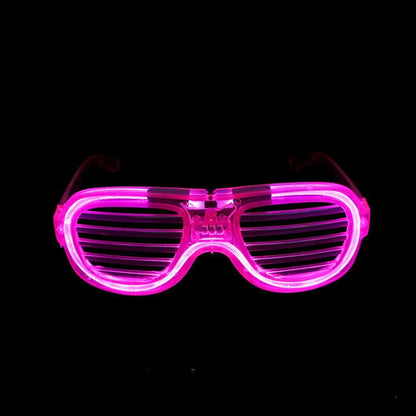 Vibrant LED light up glasses for parties, available in multiple colors and styles