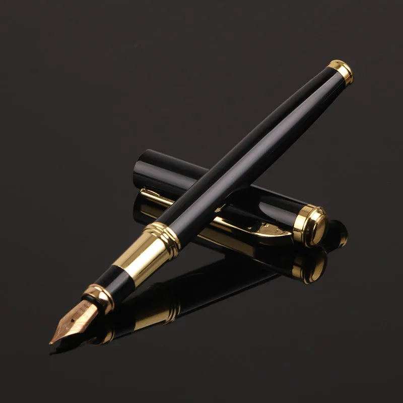 Metal ballpoint pen with 0.5mm tip in red and black colour options
