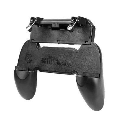 Mobile phone auxiliary physical plug-in suit handle with gamepad in black colour