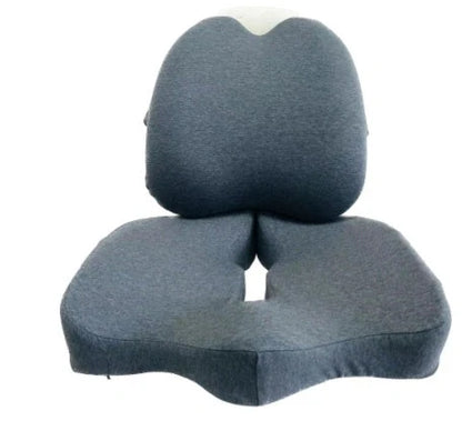 ComfortMax Memory Foam Seat Cushion with Lumbar Support in various colors