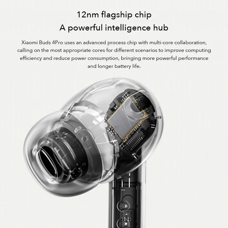 Black and gold true wireless Bluetooth earbuds with a charging case on a white background.