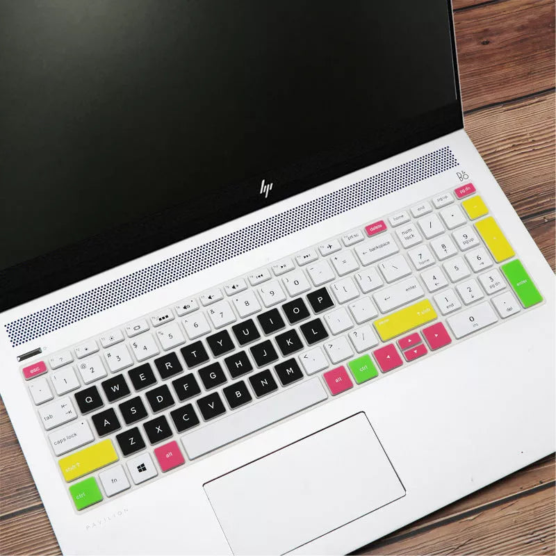 15.6-inch silicone keyboard film for HP Light and Shadow Wizard 4th Generation laptop in various colors