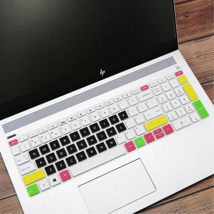 15.6-inch silicone keyboard film for HP Light and Shadow Wizard 4th Generation laptop in various colors