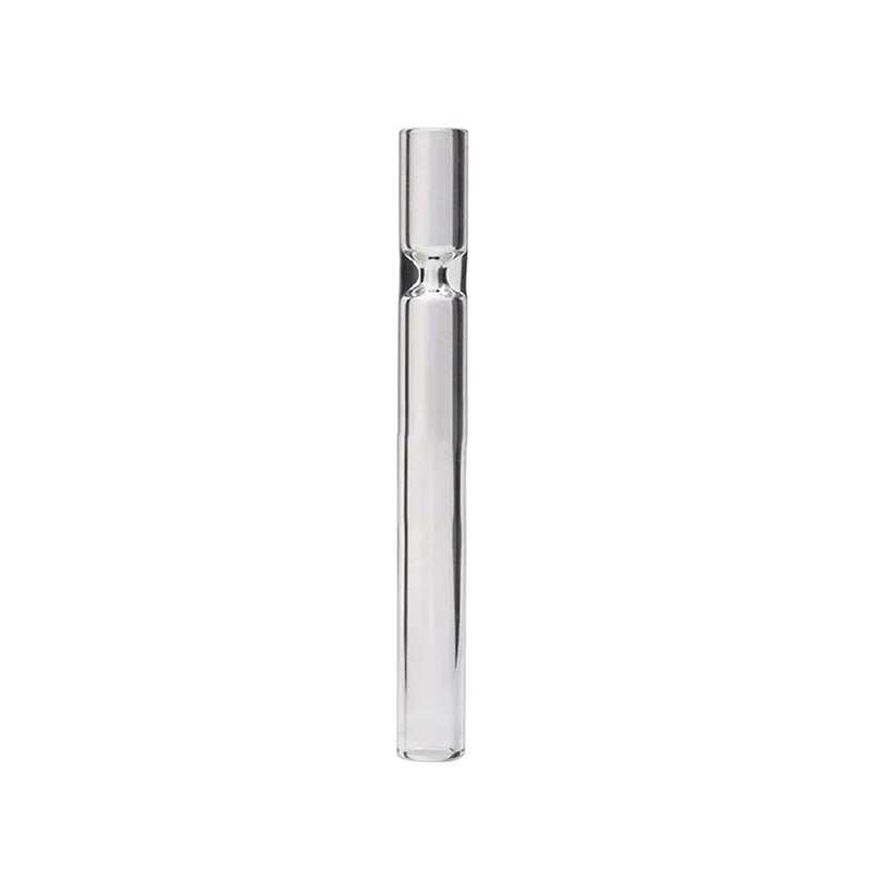 Clear glass telescopic suction nozzle pipe for aromatherapy diffusers in transparent pink colour
