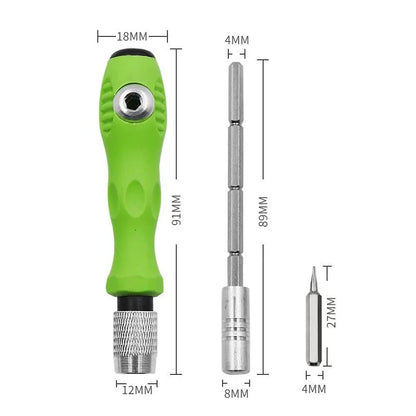 32-in-1 precision screwdriver set for mobile phone and electronics repair with multiple bits
