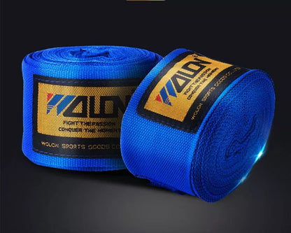 Boxing Sanda Hand Strap in red, blue, black, yellow, white for Muay Thai and MMA