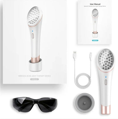 Xpreen Wireless Acne Light Therapy Device with blue and red light for clear skin