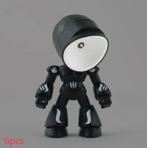 Mini LED Hero Robot Table Lamp with adjustable arms and 360° rotating head in various colors