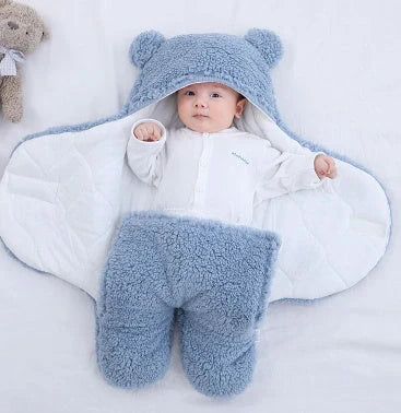 Cozy Winter Baby Quilt with Anti-Shock Design in various colors