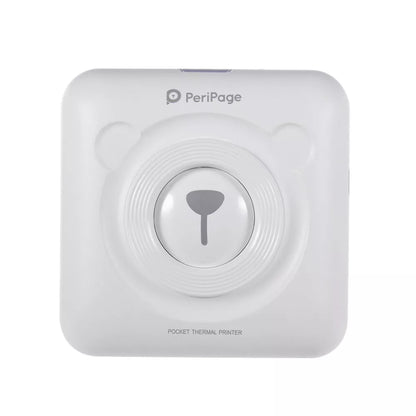 Portable Handheld Label Mini Thermal Printer in white, pink, or blue