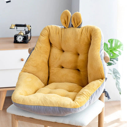 Premium plush seat cushion with quick-rebound technology for exceptional comfort and support