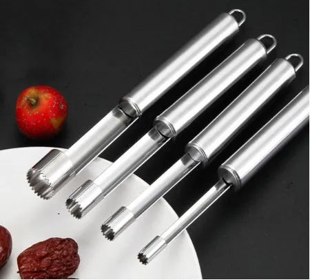 Stainless steel pineapple corer slicer kitchen tool with coloured ABS handle
