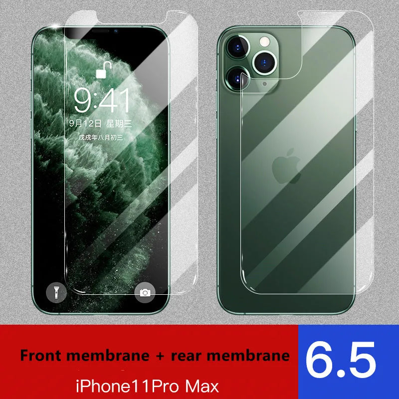 Tempered glass screen protector for iPhone 11 Pro Max with 10D explosion-proof and anti-fingerprint features
