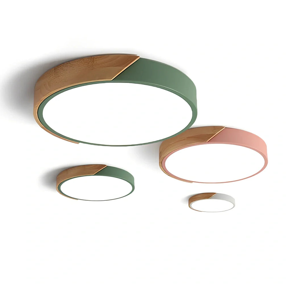 30cm round LED ceiling light with 18W output for 11.5-30 square metre room illumination