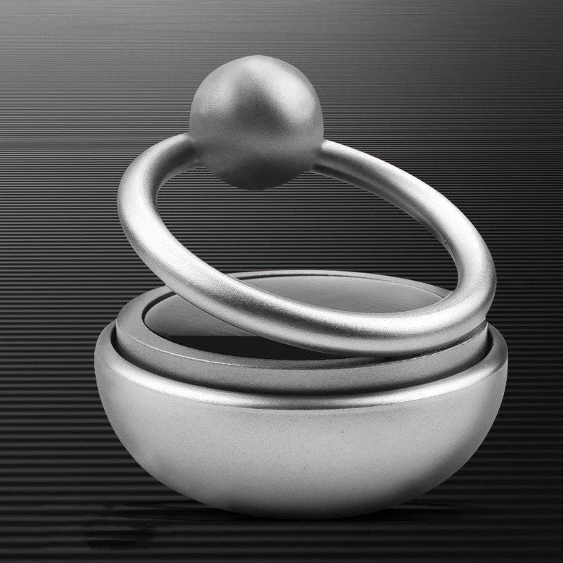 Solar Rotate Car Perfume Air Freshener in various colors with 360-degree rotation feature