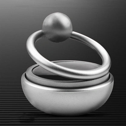 Solar Rotate Car Perfume Air Freshener in various colors with 360-degree rotation feature