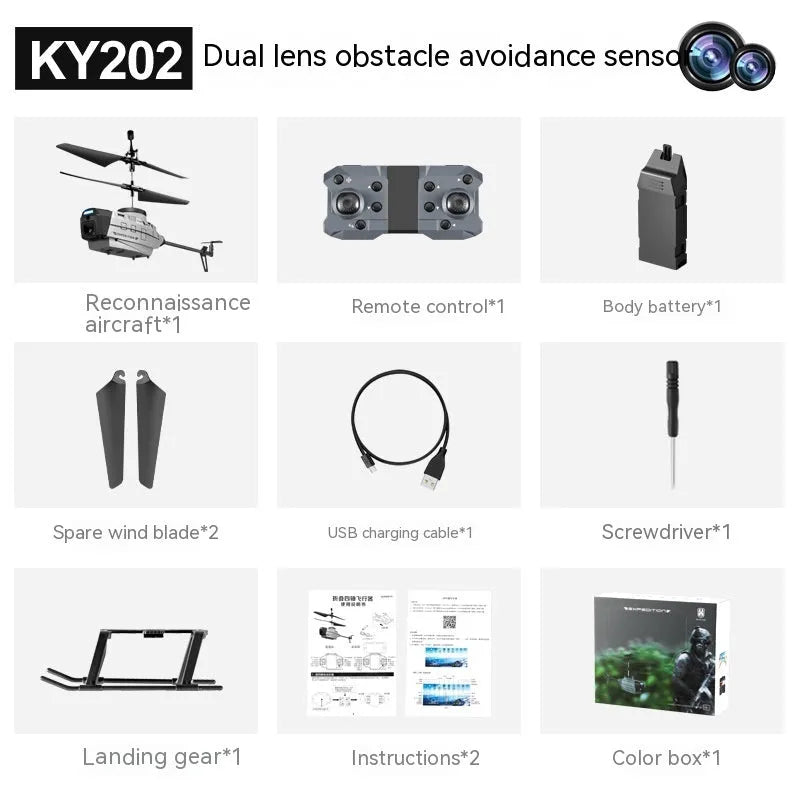 Heifeng reconnaissance UAV helicopter drone with plastic body under 30cm with obstacle avoidance and gesture control