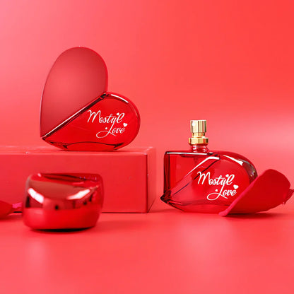 Love Perfume 50ml bottle in DXR220 and pink DXR220B variants with spray mechanism