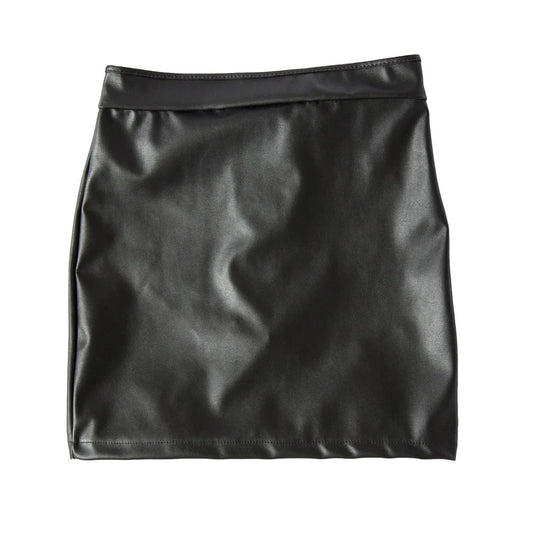 Black patent leather bondage panties in L size, adjustable straps, 0.8mm thick for secure 70-82.5kg fit