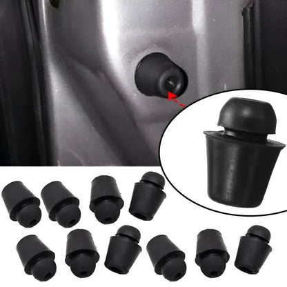 Ten X16 coloured rubber automobile buckle shock absorption clips for vehicle machine covers and trunks