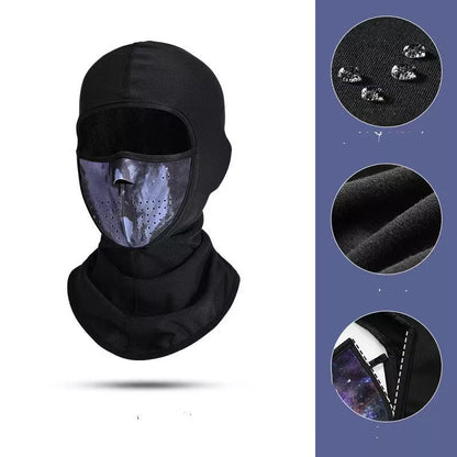 Winter ski face mask neck cover in various colors, designed for windproof and warmth during outdoor activities