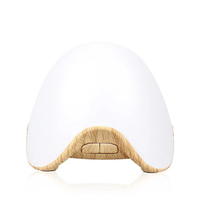 GX-L07 compact humidifier with wood grain finish and LED night light