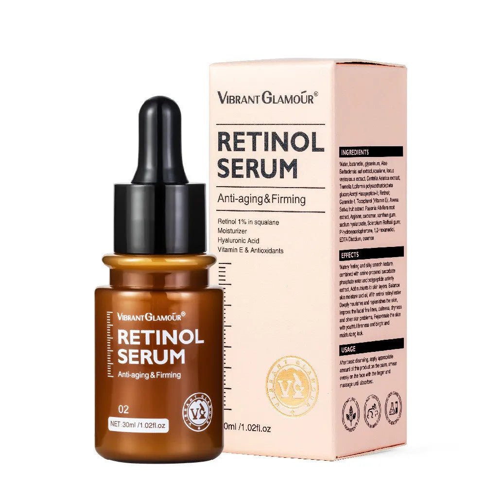 30g retinol facial serum bottle for dry lines and fine lines reduction