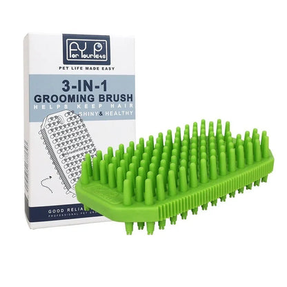 Pet bath massage comb for dogs, TPR, 7x2.9x12.1cm, wet and dry hair removal brush
