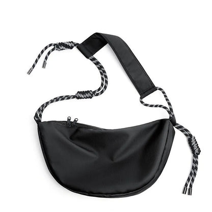 Men's lightweight nylon messenger bag with large capacity in urban simplicity style