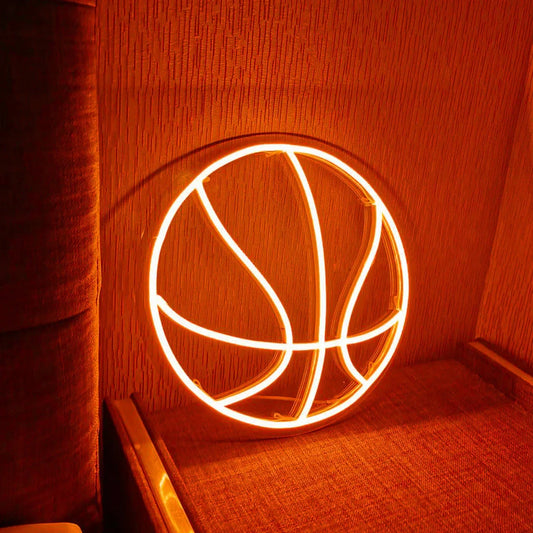 Blue ball neon LED light with 20cm 30cm 40cm diameter options and IP67 waterproof rating