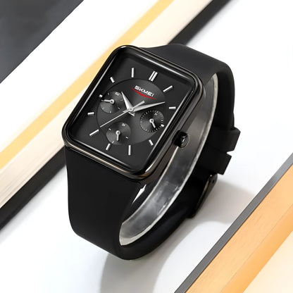 Square silicone digital waterproof watch for girls in multiple colour combinations