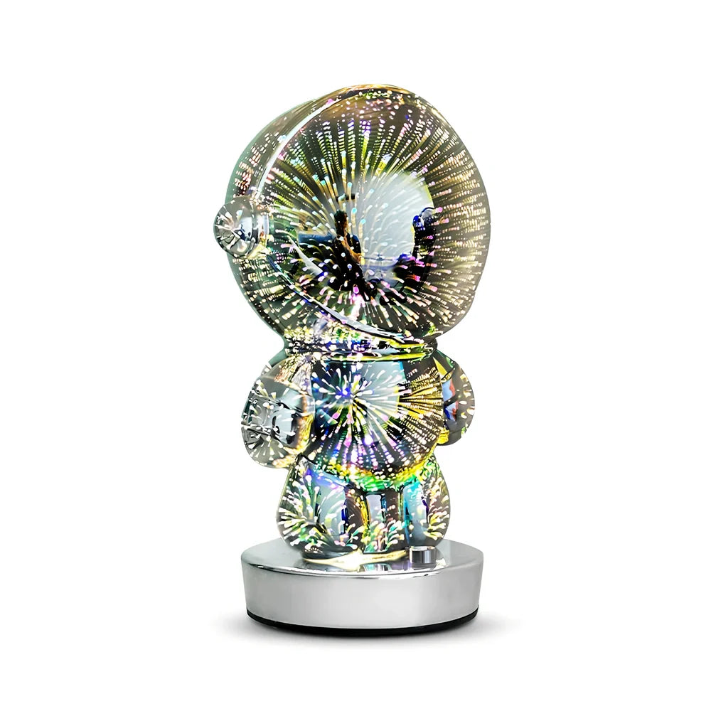 3D stereo astronaut atmosphere light with colourful lighting and touch control, 13cm wide