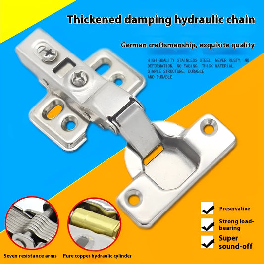 761 cold rolled steel hydraulic hinge with nickel plating showing three bend specifications for cabinet doors
