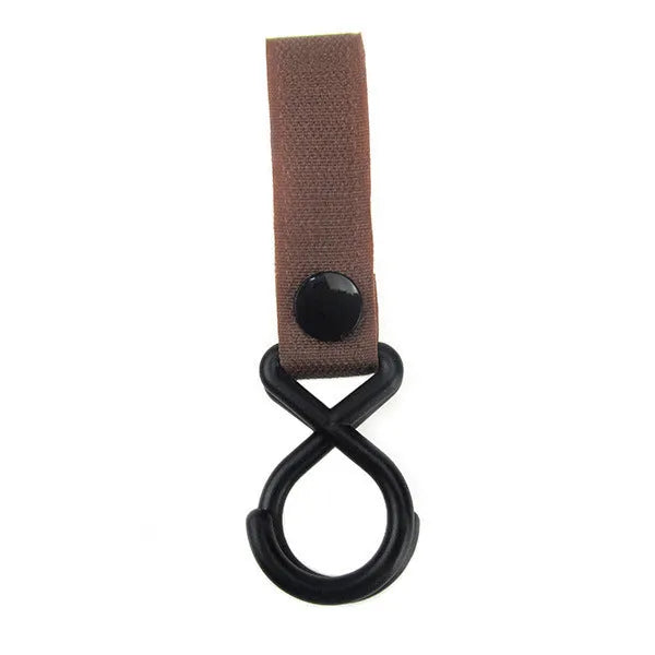 Nylon luggage velcro hook showing velcro closure and available in 18 different colours for bag identification