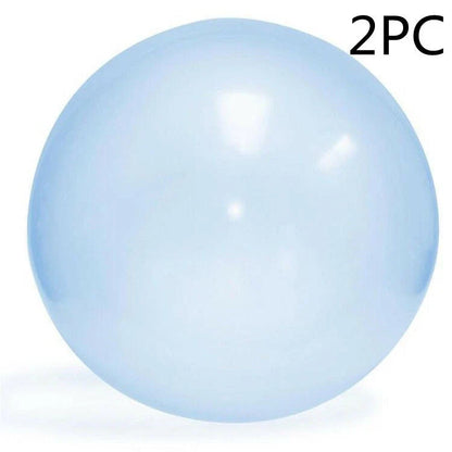 Colorful inflatable balls in various sizes, perfect for fun and entertainment at parties and outdoor events