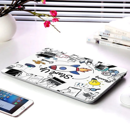 Cartoon Space Series hard plastic laptop case for Apple MacBook Air Pro Retina, nine picture options