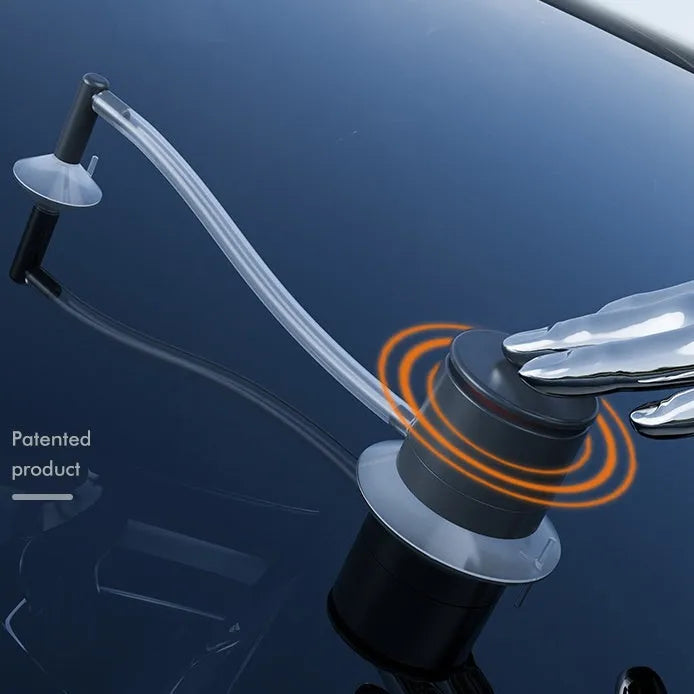 Car windshield crack repair tool with broken glass corrector for DIY chip and point repair using simple kit with plastic construction for emergency vehicle glass maintenance