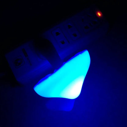 Mushroom-shaped LED night light with automatic sensor in various colors