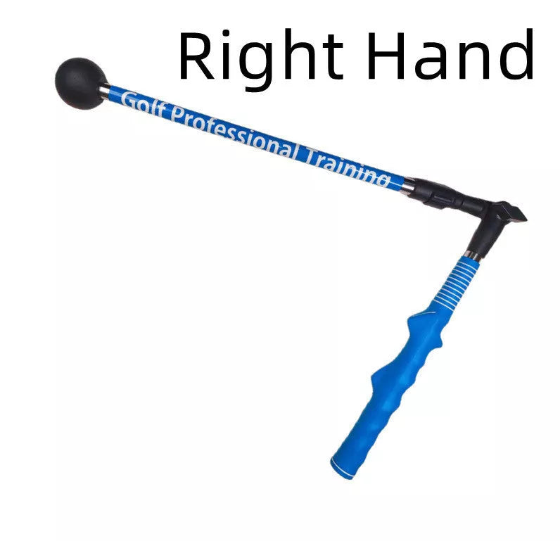 Action Corrector Golf Swing Auxiliary Practice Appliance in black and blue