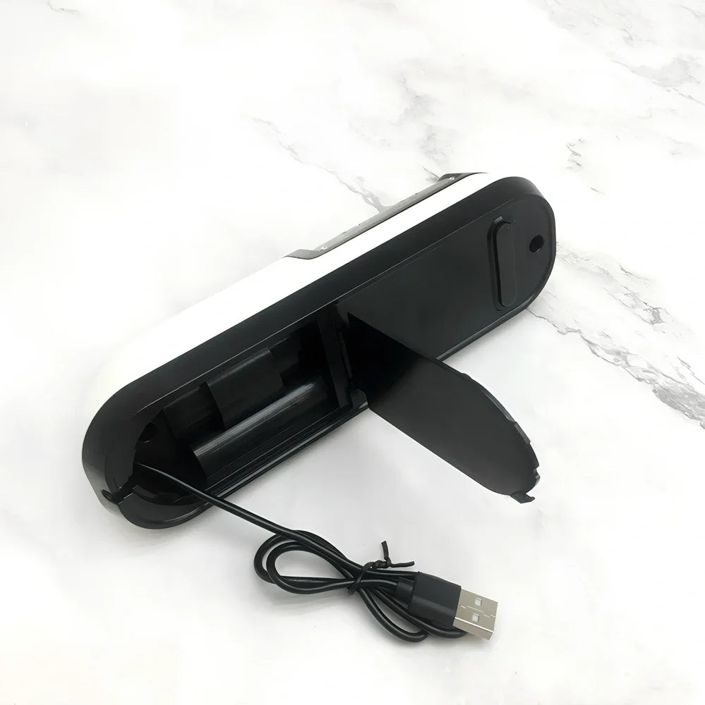 Home kitchen rechargeable electric knife sharpener with USB charging cable