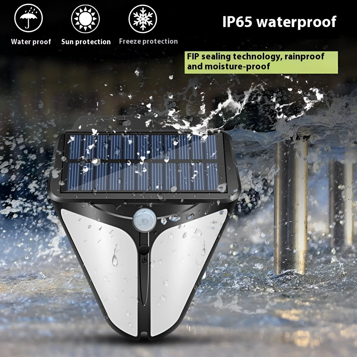 Heart-shaped solar wall lamp with human induction, IP65 rated, for villa courtyard lighting, warm or white light