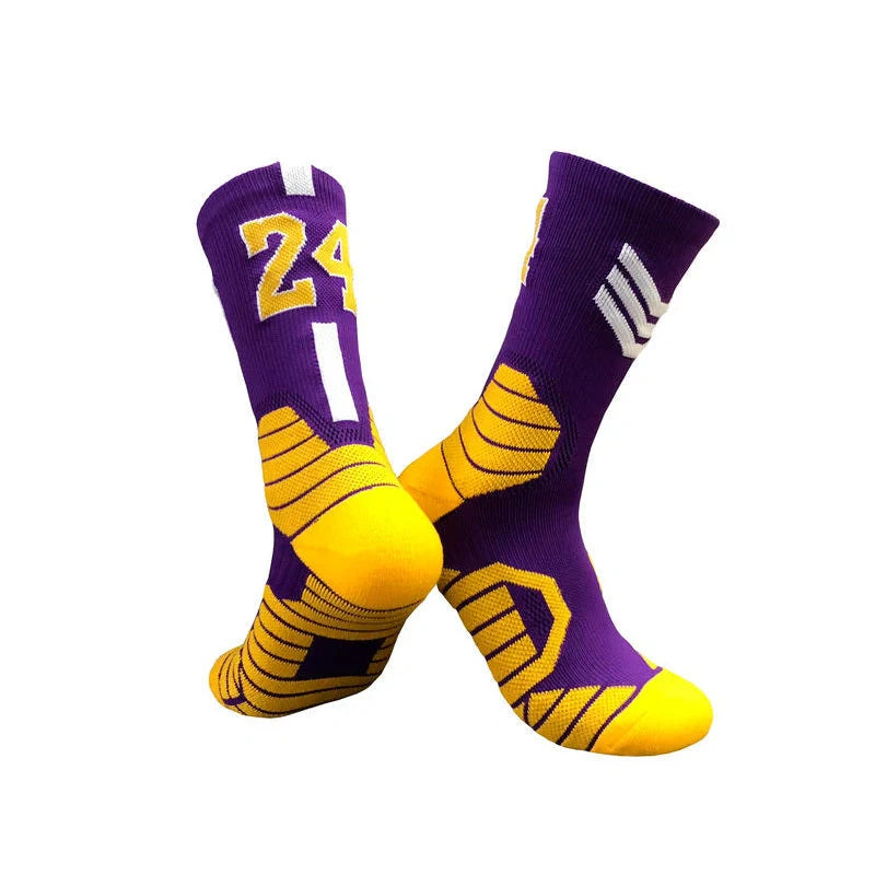 Premium basketball socks with moisture-wicking technology and supportive fit for enhanced sports performance