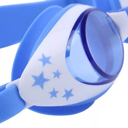 Children's waterproof and anti-fog swimming goggles in multiple colors